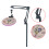 Embroidery Lap Stand Embroidery Frame Stand Embroidery-Black 7