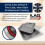 Non-Stick Roasting Baking Tray Set, 28, 33, 38cm (3 piece) 4