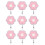 Vibranting Florals Snap On Embellishment for Label Key-Style E 1