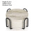 6PCS Drink Coasters With Holder, Slip-Resistant Ceramic Stone Home Decor For Elegant Table Protection, Writeable Surface Extra Thick Coasters Set For 5