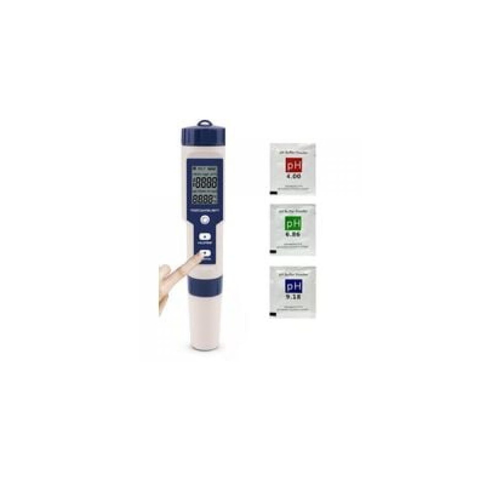 Digital Salinity Tester For Salt Water, Waterproof Ip67 Salinity Meter With Automatic Temperature Compensation, Multi-Parameter Tester For Home And La 9155353288856