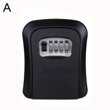 Wall Mounted Key Safe 4 Digit Combination Key Safe Outdoor Security Key-Lock-Box Y2X7