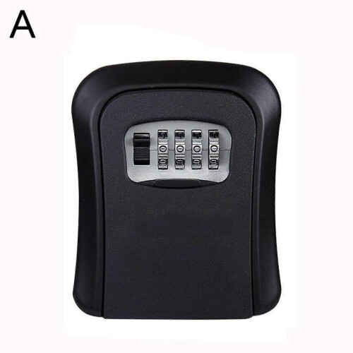 Wall Mounted Key Safe 4 Digit Combination Key Safe Outdoor Security Key-Lock-Box Y2X7
