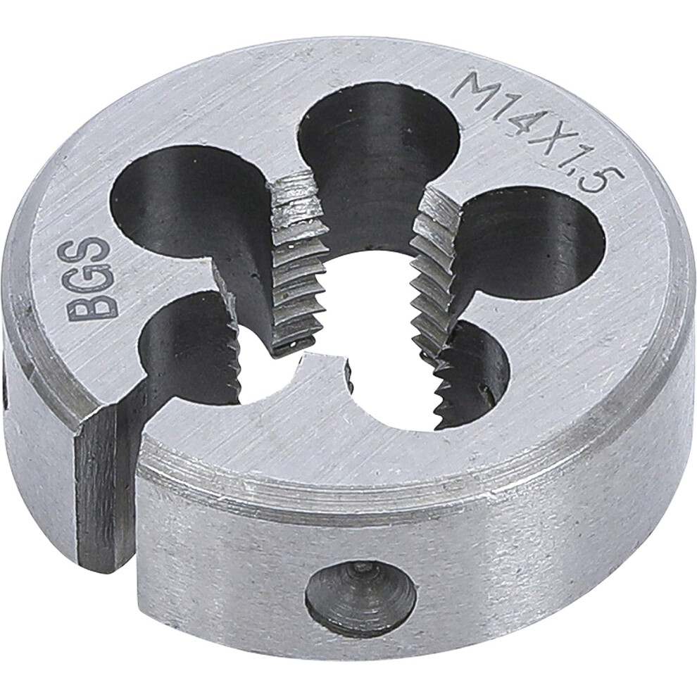 Professional 14Mm Metric Threading Die, High-Speed Steel Thread Cutter For External Thread Processing, Right Hand Thread Design, Tool Steel Alloy Ensu 9454554381572