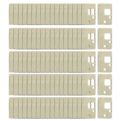 100 Pcs Thread Drop Wooden Embroidery Floss Organizers-Model B