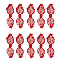 10 Pcs Chinese Knots Buttons Handmade Chinese Closure Buttons-4