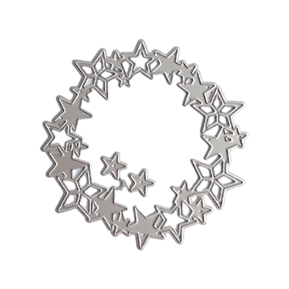 Cutting Dies Embossing Stencils Circle Star Frame Die Cuts For 7754000767656