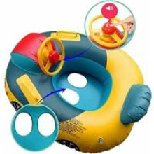 Niedliches Muschelboot-Design für Frühling und Sommer, dicke, robuste Konstruktion, kratz- und reißfest, bequemer Schwimmring aus ungiftigem
