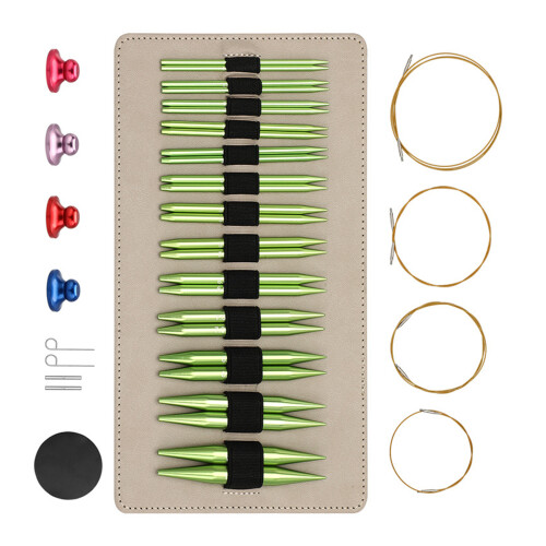 13Pairs Interchangeable Circular Knitting Needle Set 3.0mm-10mm