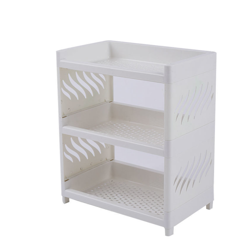 Utility Cart with Movable Storage Solution, Double Layer Design for Optimal Airflow, High-Quality Material for Durable and Safe Usage in Kitchens, Bat