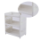 Utility Cart with Movable Storage Solution, Double Layer Design for Optimal Airflow, High-Quality Material for Durable and Safe Usage in Kitchens, Bat 3