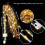 10pcs Gold/Silver Tinsels Glowing Sticks With LED Lights-Gold 4