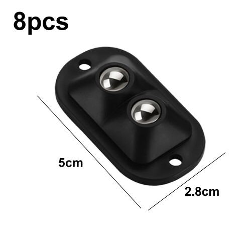 Τροχαλίες επίπλων από υλικό ABS για δημιουργικά έργα DIY, αυτοκόλλητες ρόδες 1