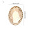 Crystal Carved Seal Stamp Head Irregular Crystal-Jade Linlang 7