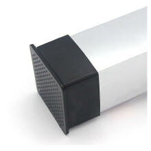 Porta gesso da biliardo, strumento portatile per snooker, gomma nera resistente, progettato per ridurre il rumore e proteggere il pavimento,
