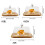 Cake Platter Modern Square Cake Stand With Clear Lid For-4218M 2