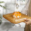 Cake Platter Modern Square Cake Stand With Clear Lid For-4218M 6