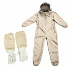 Professional Beekeeper Suit, Thumb Holds Breathable Cotton Beekeeping Jackets for Total Protection, Sting Protection Ventilation Panels for Profession