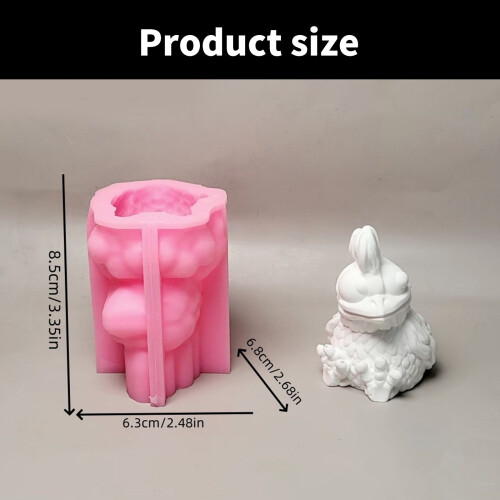 Silicone Molds Animal Molds Funny Chicken Plasters Molds Casting 2