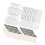 144 Pieces Sublimation Makeup Bags and Rectangle Circle Coasters 1