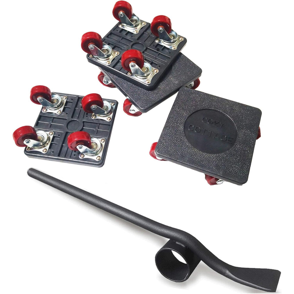 Furniture Dolly With 360 Degree Rotation Wheels, Quality Material For Longevity, Non-Slip Design Ensures Furniture Stability During Moves 9454554402123