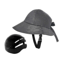 (58cm-60cm, Grey) Bicycle Helmet Hat Shaped Helmet Fishing Hat Sun Hat Cyclist Helmet Hat Type Helmet Cap For Women's Cycle Everyday Wear Work