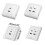 (surfaces mounted, 4) Wall 220v Outlets Usb Typec vent Outlet Charger Usb Usb 18w Wall Receptacle 3