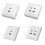 (surfaces mounted, 4) Wall 220v Outlets Usb Typec vent Outlet Charger Usb Usb 18w Wall Receptacle 2