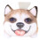 Χαριτωμένο βελούδινο μαξιλάρι Corgi με απαλό ύφασμα, λεπτή υφή και πολλαπλή χρήση 1