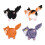Cats Coasters Wool Needle Felting Starter Kits Easy to Use 1