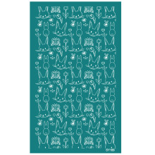 Rabbits Eggshell Silk Screen Stencils for Clay Earrings-SY188
