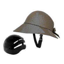 (58cm-60cm, Green) Bicycle Helmet Hat Shaped Helmet Fishing Hat Sun Hat Cyclist Helmet Hat Type Helmet Cap For Women's Cycle Everyday Wear Work
