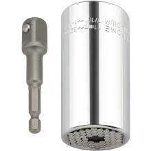 Universeller Steckschlüsselsatz für 11–32-mm-Befestigungen, Super-Kombi-Set mit Bohrmaschinenadapter, einzigartiges Design für vielseitigen und