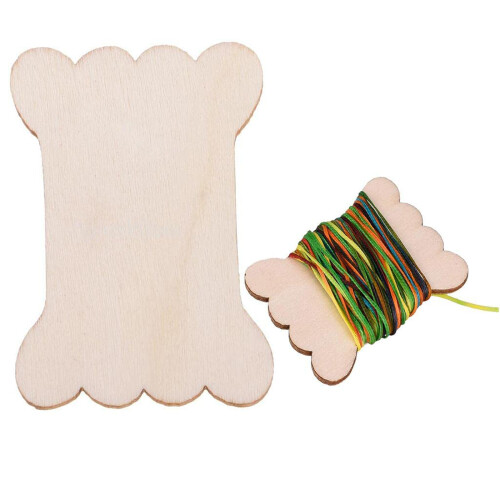10Pcs Wood Thread Bobbins Sewing Thread Holder-79mm long 2