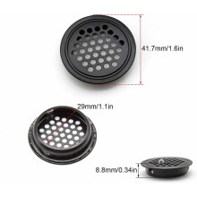 Grille de ventilation de soffite à montage direct pour bureaux, élégante grille à trous ronds en maille pour une circulation d'air optimale et