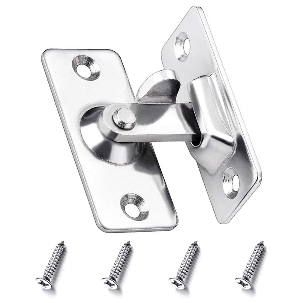 Sealed Welded Base Door Security Clasp, Exquisite Design Right Angle Padlock Hasp For Kitchens, Hotels, Quick Lock Unlock Feature, 1Pcs 9454554402284