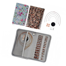 13Pairs Aluminum Circular Knitting Needle 3.0mm-10mm with Case