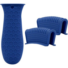 Coprimanico in silicone resistente al calore, design ergonomico per padelle in ghisa e pentole tradizionali, copertura per manico di padella in