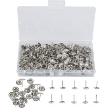 Kunsthandwerkliche Möbelnägel, 400 Stück silberne Ziernägel, 11 mm x 16 mm, großzügige Packung, einfache Montage mit Zange und Hammer, geeignet
