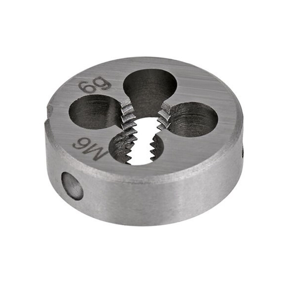 Precision Metric Tap And Die Set, Left Hand Thread For External Thread Processing, Professional Quality M6 X 1.0 High Speed Steel Round Die With Optim 9454554408989
