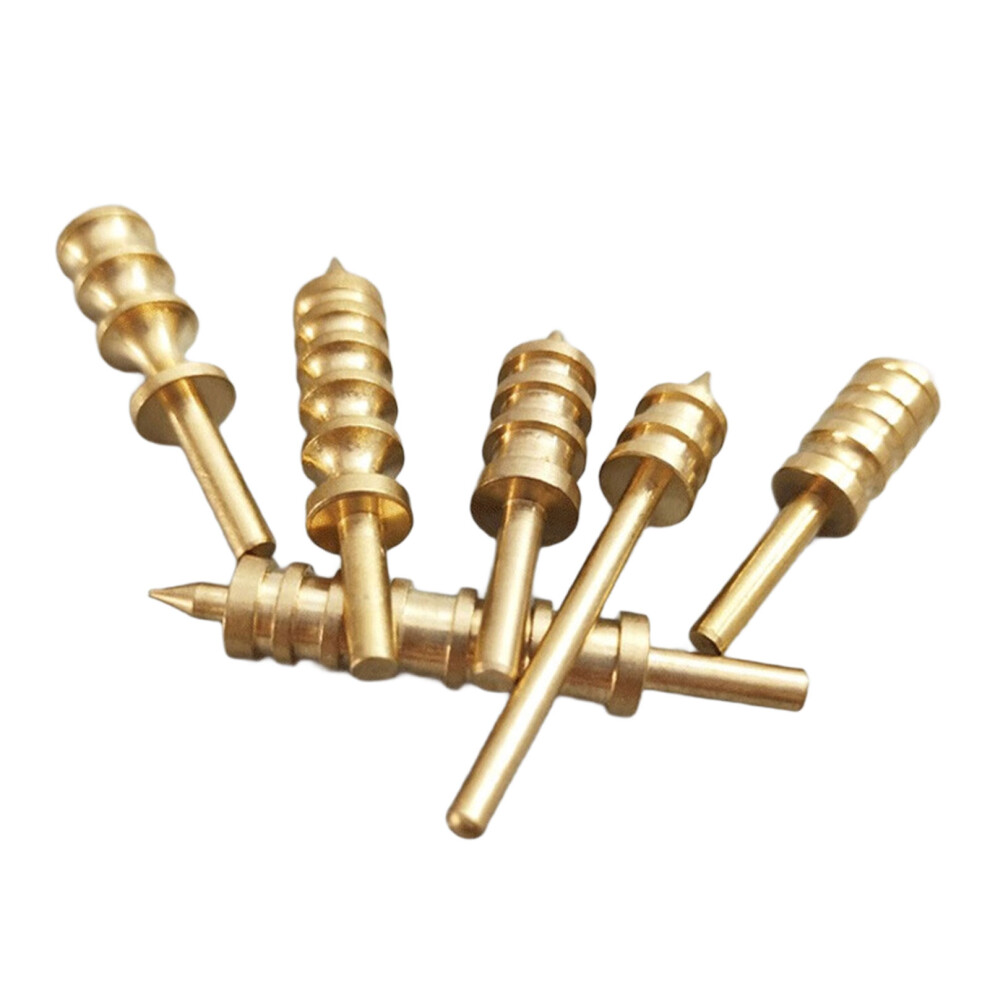 6Pieces Leather Edging Burnisher Tool 2-6 Grooves Metal Leather 7696000669694