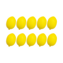 10Pcs Artificial Lemon Realistic Simulation Lemon Fruit Foam-S