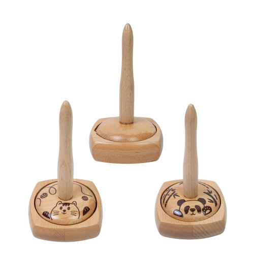 Wood Yarn Thread Holder, Yarn Spindles Dispenser,-No pattern 1