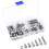 High-Performance Fasteners, Flanged Button Socket Screws, Allen Key Drive, 304 Stainless Steel Hex Nuts Kit, Fully Machine Threaded, for Electronics & 1