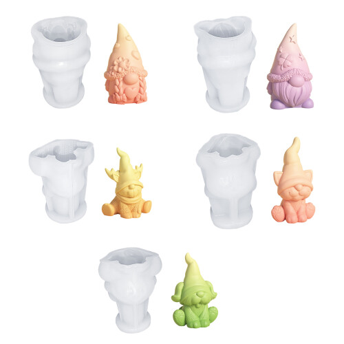 DIY Castings Molds Candle Mould Silicone Baking Craft 3D-21 1