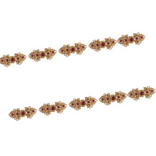 10Pcs Retro Metal Cheongsam Knot Button Traditional Chinese-B