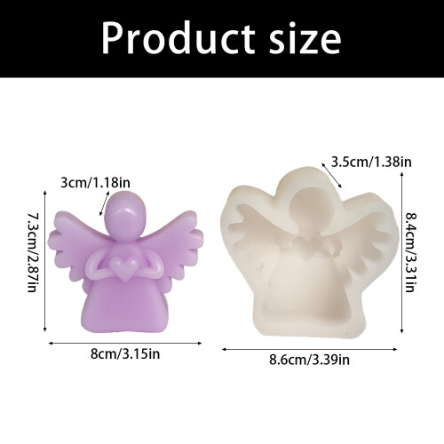 Angel Candle Silicone Mold for Candle Making,Aromatherapys 2