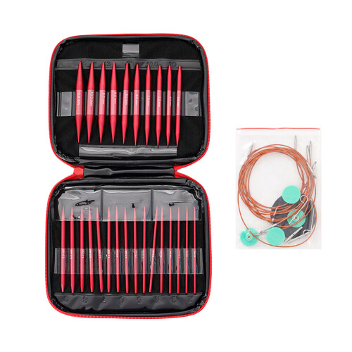 13Pairs Interchangeable Circular Knitting Needle Set 3.0mm-10mm