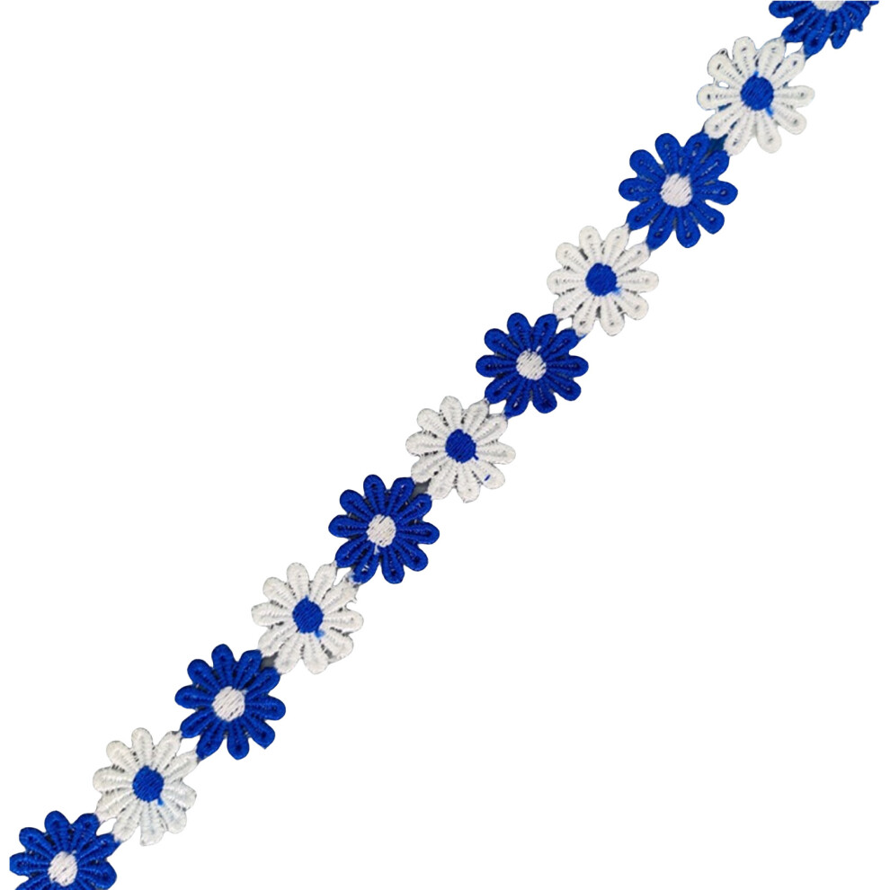 Flower Decorating Lace Ribbon 15 Yards 25Mm-Royal Blue 7696000669670