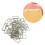 100Pcs Rectangle Rings Metal Webbing Rings Buckles-Silver 38mm 5
